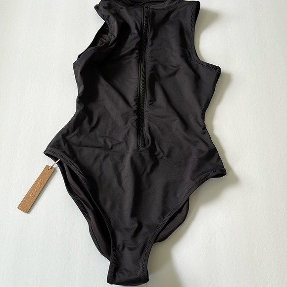 Skims SWIM ZIP FRONT SLEEVELESS One Piece - Picture 1 of 4